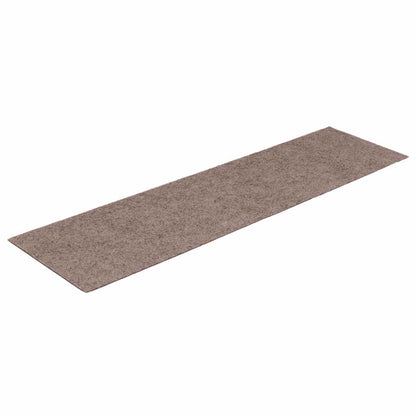Stair Mats Self-adhesive 30 pcs 76x20cm Light Brown Rectangular