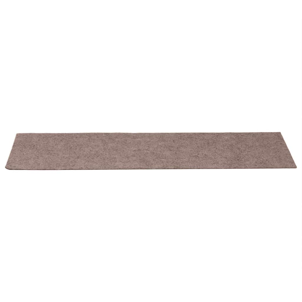 Stair Mats Self-adhesive 30 pcs 76x20 cm Light Brown Rectangular