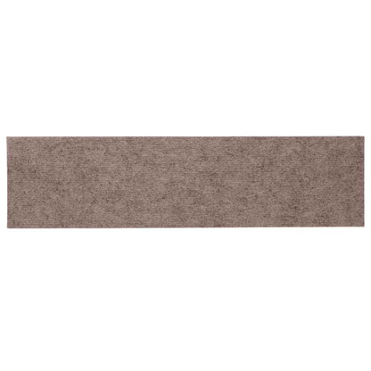 Stair Mats Self-adhesive 30 pcs 76x20cm Light Brown Rectangular