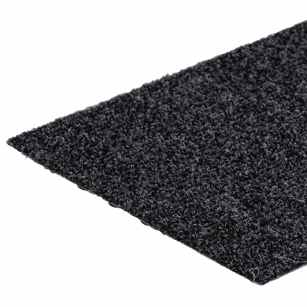 Stair Mats Self-adhesive 30 pcs 76x20 cm Dark Grey Rectangular