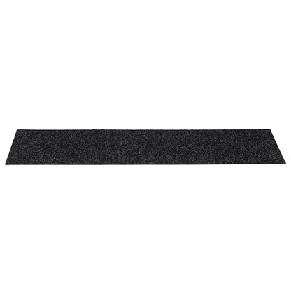 Stair Mats Self-adhesive 30 pcs 76x20 cm Black Rectangular