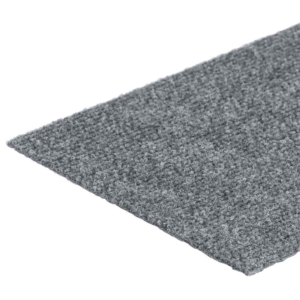 Stair Mats Self-adhesive 30 pcs 76x20 cm Light Grey Rectangular