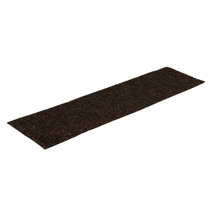 Stair Mats Self-adhesive 30 pcs 76x20 cm Brown Rectangular