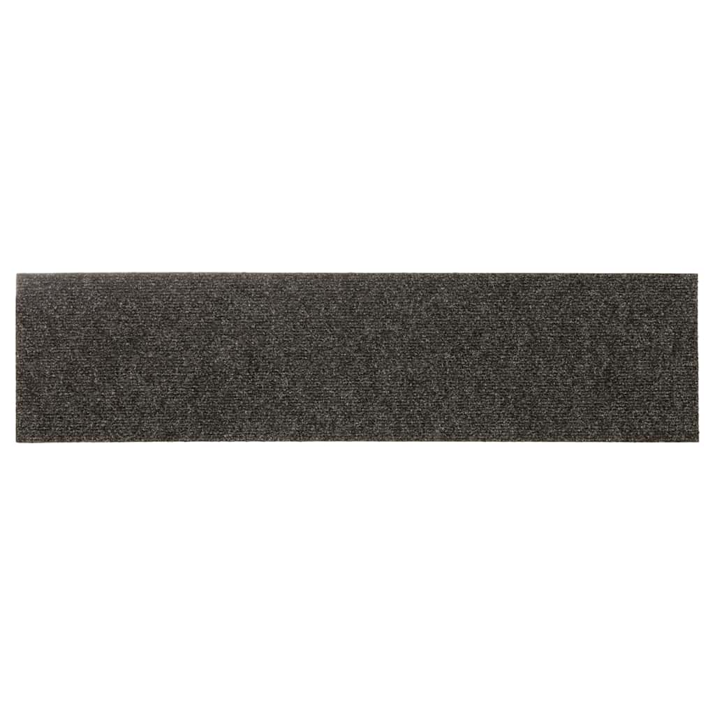 Stair Mats Self-adhesive 30 pcs 76x20 cm Anthracite Rectangular