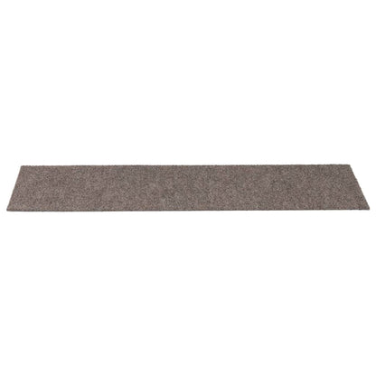 Stair Mats Self-adhesive 30 pcs 76x20 cm Beige Rectangular