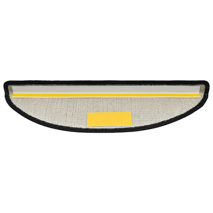 Stair Mats 30 pcs 56x17x3 cm Anthracite Half Round