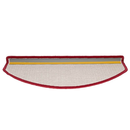 Stair Mats 30 pcs 65x24x4 cm Red Half Round Large