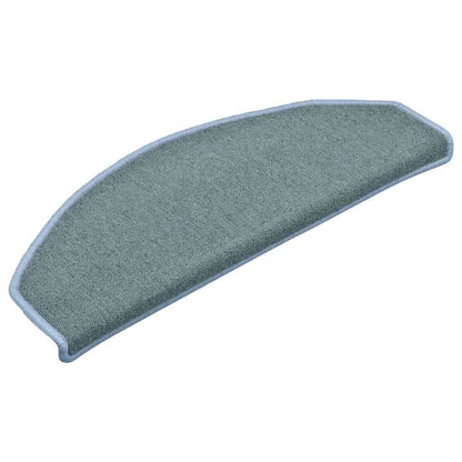 Stair Mats 30 pcs 65x24x4 cm Sea Blue Half Round Large