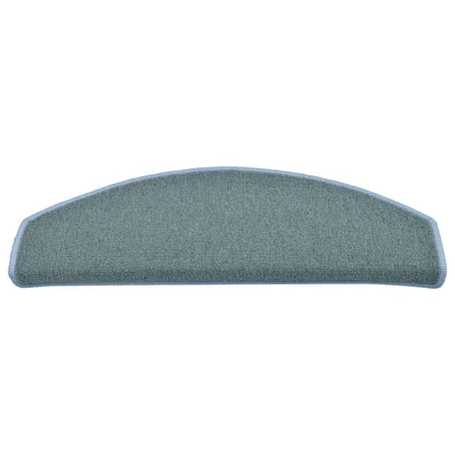 Stair Mats 30 pcs 65x24x4 cm Sea Blue Half Round Large