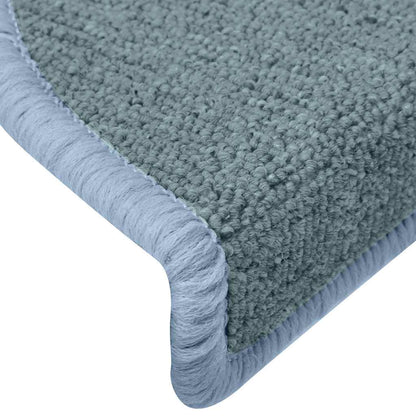 Stair Mats 30 pcs 65x24x4 cm Sea Blue Half Round Large