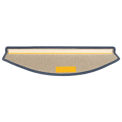 Stair Mats 30 pcs 65x24x4 cm Light Grey and Blue Half Round Large