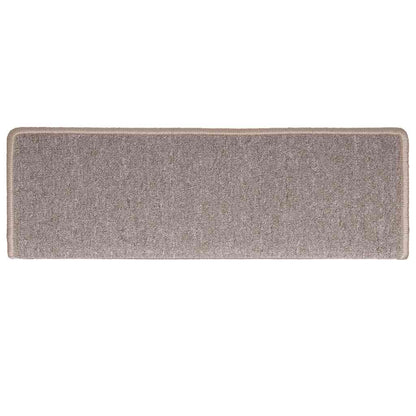 Stair Mats 30 pcs 65x21x4 cm Light Brown Rectangular Edge