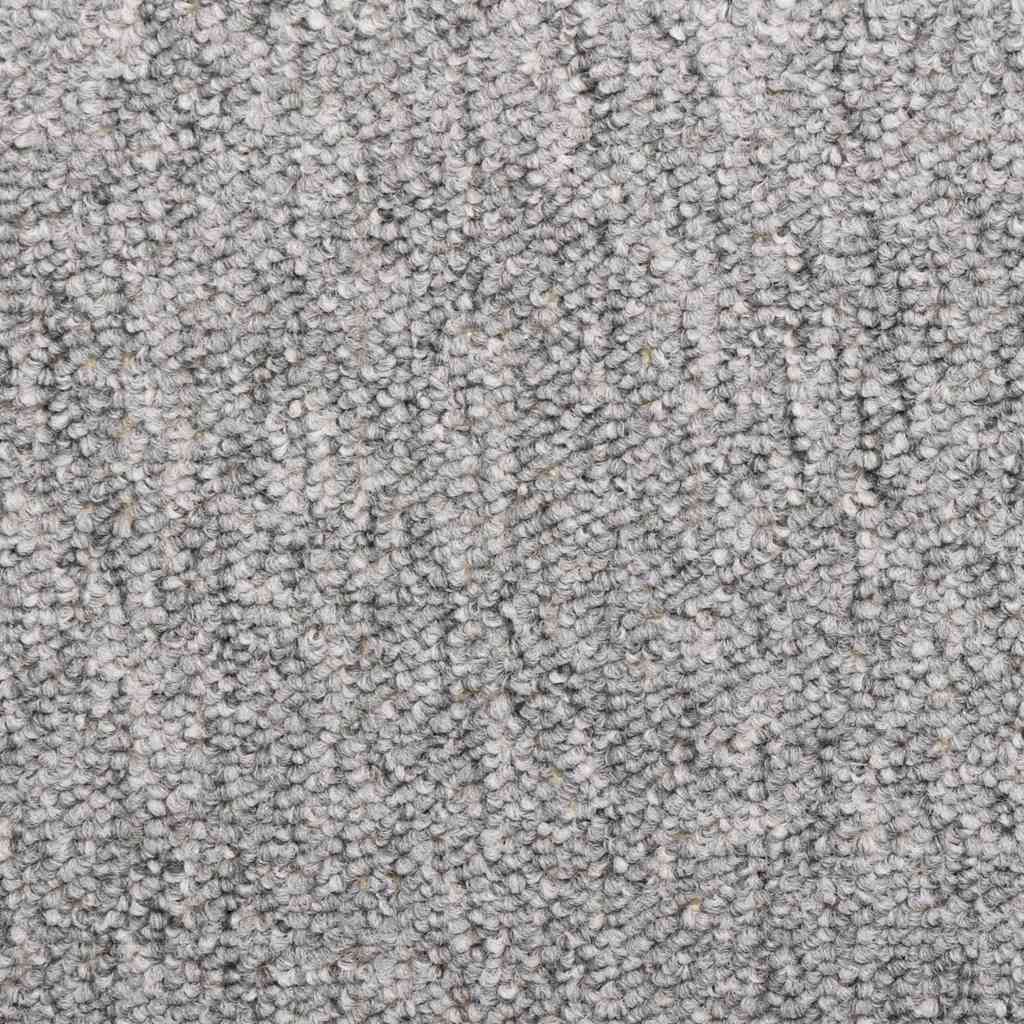 Stair Mats 30 pcs 65x21x4 cm Light Grey Rectangular Edge