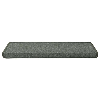 Stair Mats 30 pcs 65x21x4 cm Dark Green Rectangular Edge