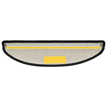 Stair Mats 20 pcs 56x17x3 cm Anthracite Half Round