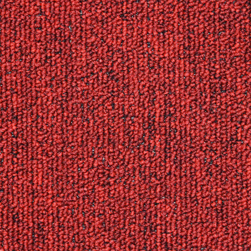 Stair Mats 20 pcs 56x17x3 cm Red Half Round