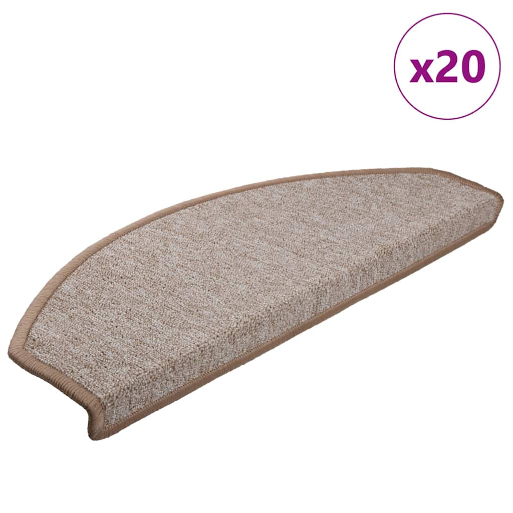 Self-adhesive Stair Mats 20 pcs 65 x 24 x 4 cm Non-Slip