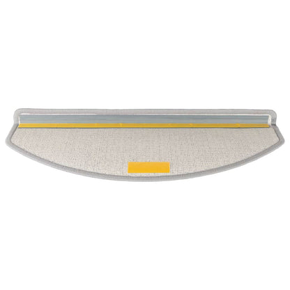 Stair Mats 20 pcs 65x24x4 cm Light Grey Half Round Large