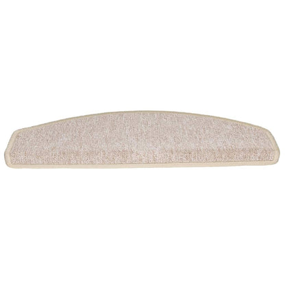 Stair Mats 20 pcs 65x24x4 cm Taupe Half Round Large