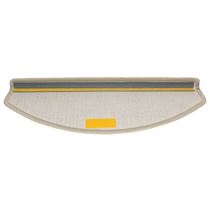 Stair Mats 20 pcs 65x24x4 cm Taupe Half Round Large
