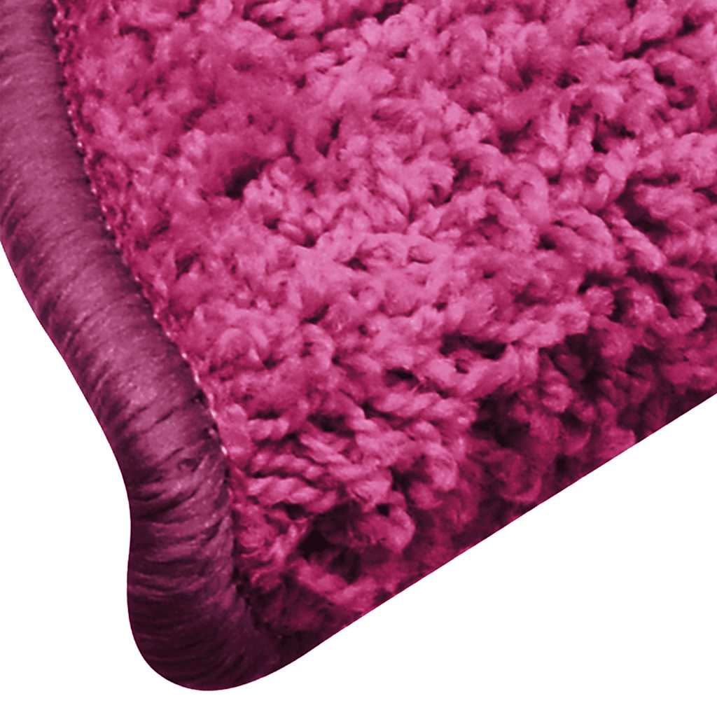 Stair Mats 30 pcs 56x17x3 cm Pink Half Round