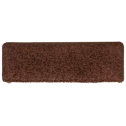 Stair Mats 30 pcs 65x21x4 cm Brown Rectangular Edge