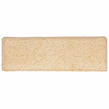 Stair Mats 30 pcs 65x21x4 cm Cream Rectangular Edge