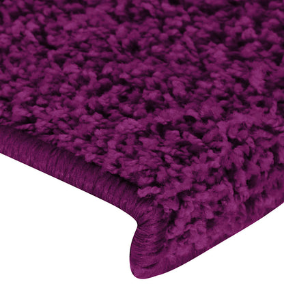 Stair Mats 30 pcs 65x21x4 cm Pink Rectangular Edge