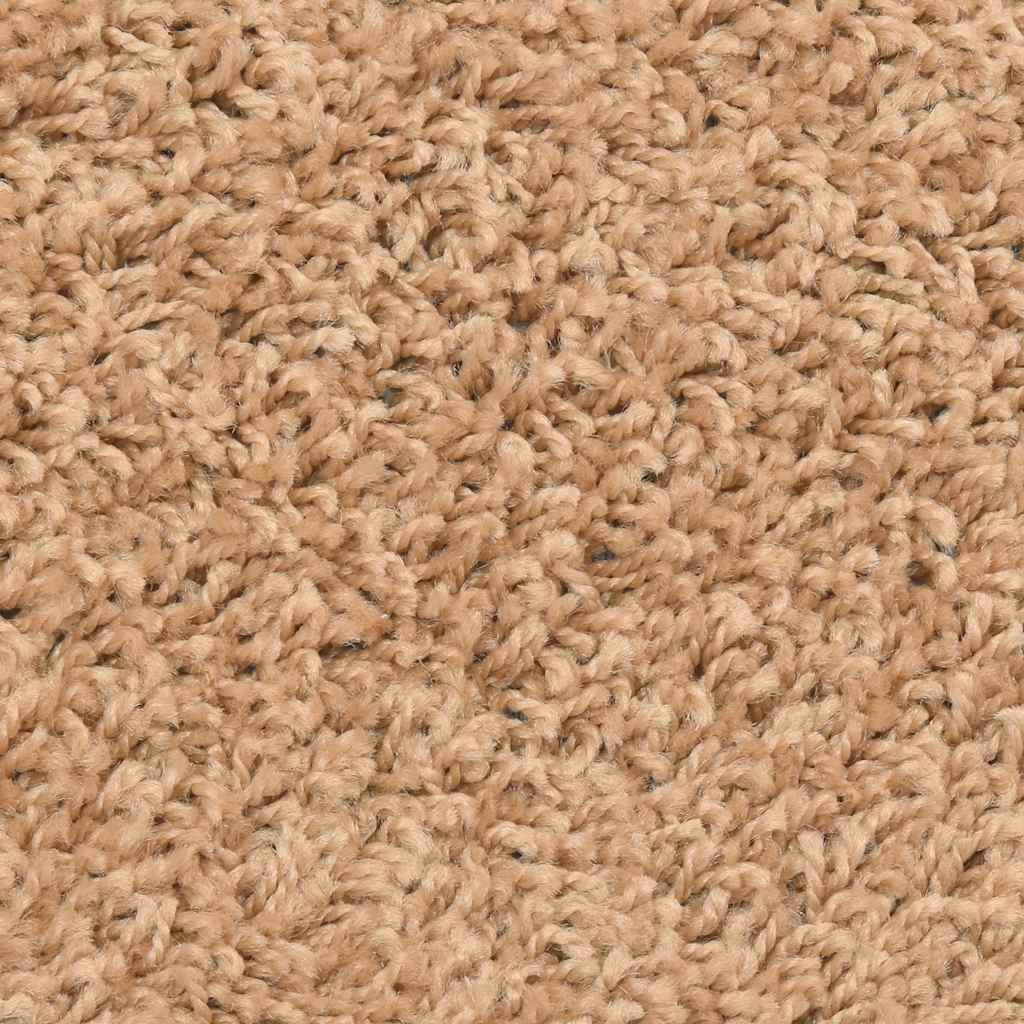 Stair Mats 20 pcs 56x17x3 cm Beige Half Round