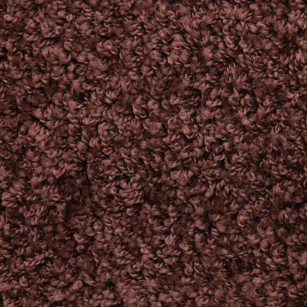 Stair Mats 20 pcs 65x21x4 cm Brown Half Round Large