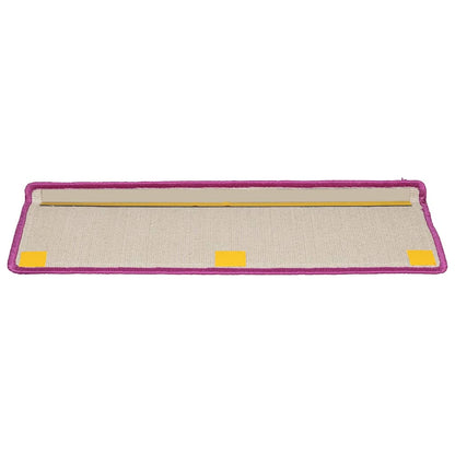 Stair Mats 20 pcs 65x21x4 cm Violet Rectangular Edge