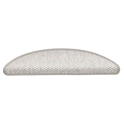 Stair Mats Self-adhesive Sisal-Look 30 pcs 56x17x3 cm Platina