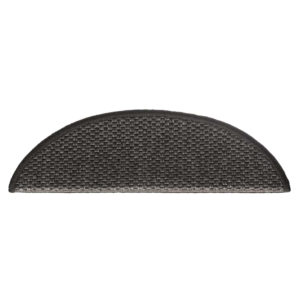Stair Mats Self-adhesive Sisal-Look 30 pcs 56x17x3cm Anthracite