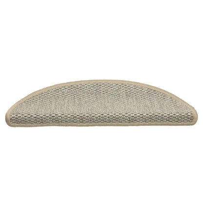 Stair Mats Self-adhesive Sisal-Look 30 pcs 56x17x3 cm Light Green