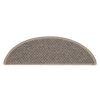 Stair Mats Self-adhesive Sisal-Look 30 pcs 56x17x3 cm Dark Beige
