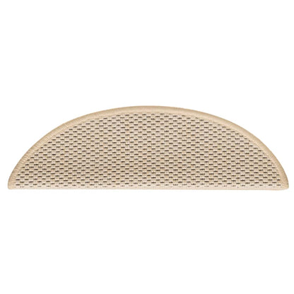Stair Mats Self-adhesive Sisal-Look 30 pcs 56x17x3 cm Berber