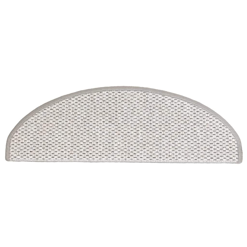 Stair Mats Self-adhesive Sisal-Look 30 pcs 65x21x4 cm Platina