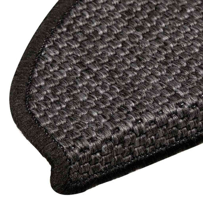 Stair Mats Self-adhesive Sisal-Look 30 pcs 65x21x4cm Anthracite