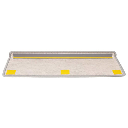 Stair Mats Self-adhesive Sisal-Look 30 pcs 65x21x4 cm Platina