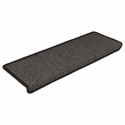 Stair Mats Self-adhesive Sisal-Look 30 pcs 65x21x4 cm Anthracite