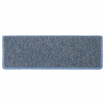 Stair Mats Self-adhesive Sisal-Look 30 pcs 65x21x4 cm Blue