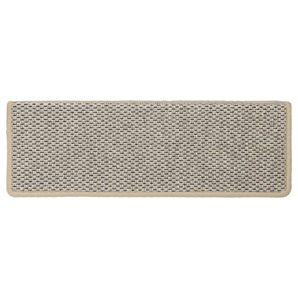 Stair Mats Self-adhesive Sisal-Look 30 pcs 65x21x4 cm Light Green