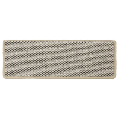 Stair Mats Self-adhesive Sisal-Look 30 pcs 65x21x4 cm Light Green