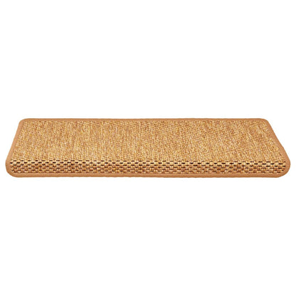 Stair Mats Self-adhesive Sisal-Look 30 pcs 65x21x4 cm Sisal