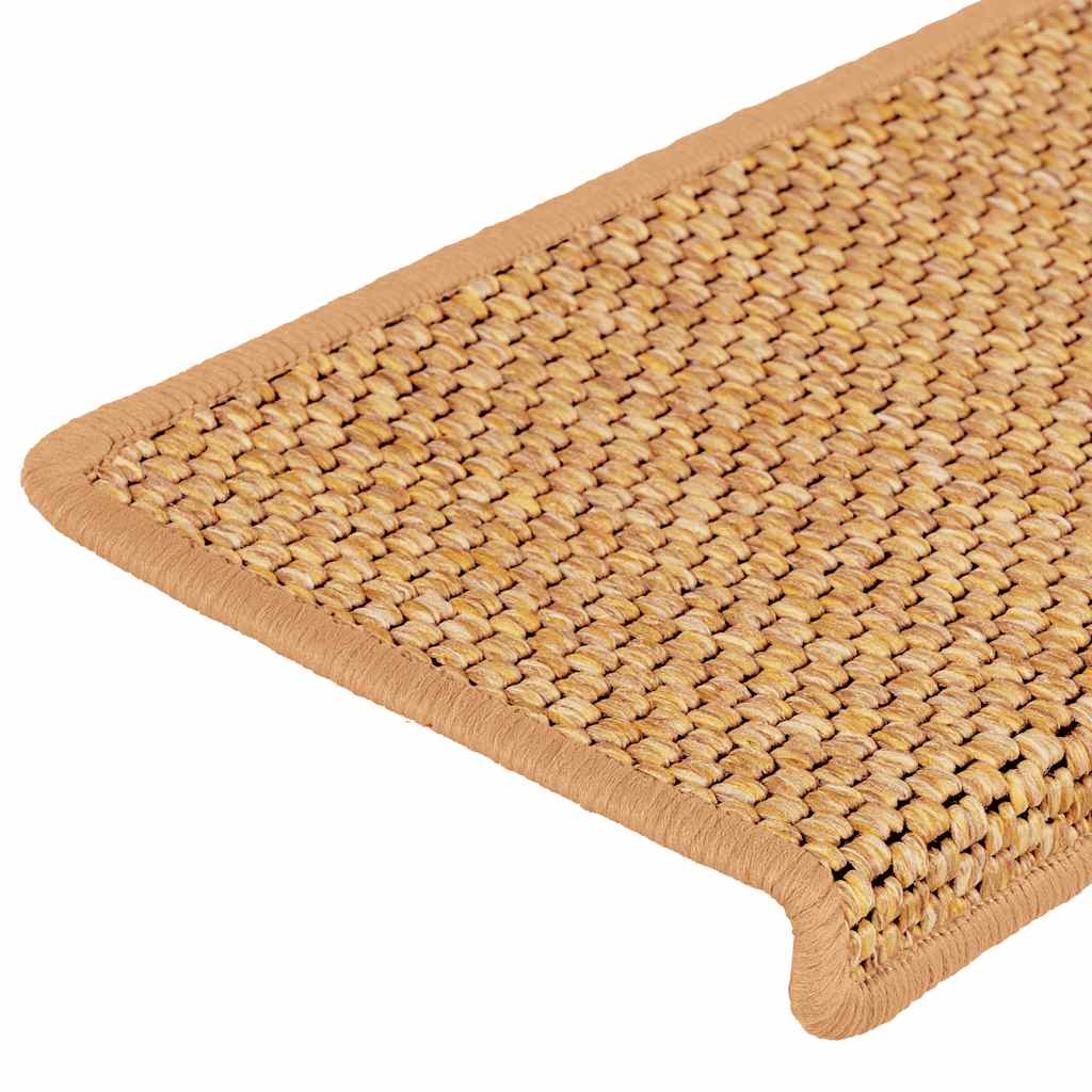 Stair Mats Self-adhesive Sisal-Look 30 pcs 65x21x4 cm Sisal