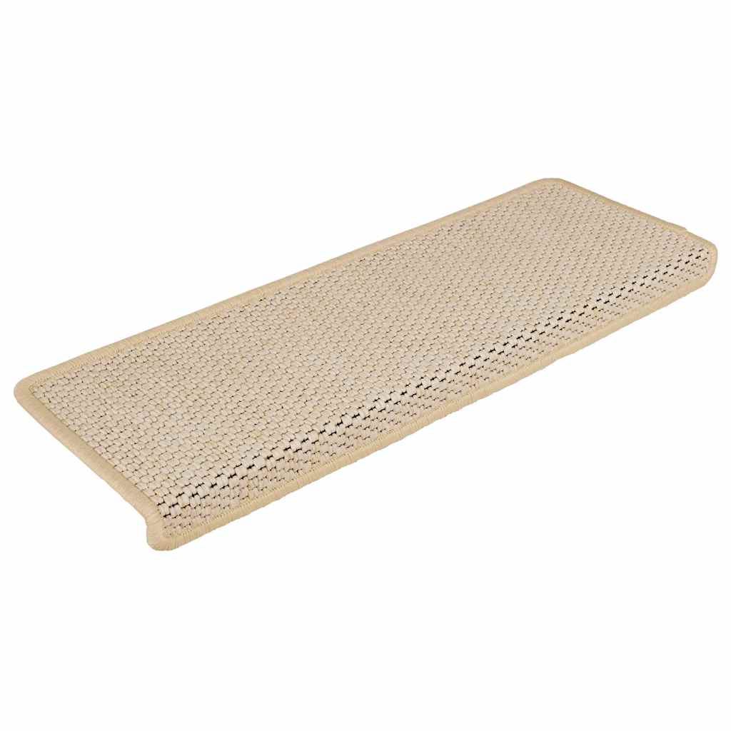 Stair Mats Self-adhesive Sisal-Look 30 pcs 65x21x4 cm Berber