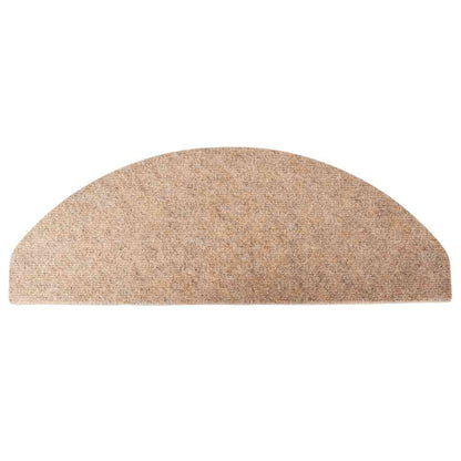 Stair Mats Self-adhesive 20 pcs Beige 65x22,5x3,5 cm