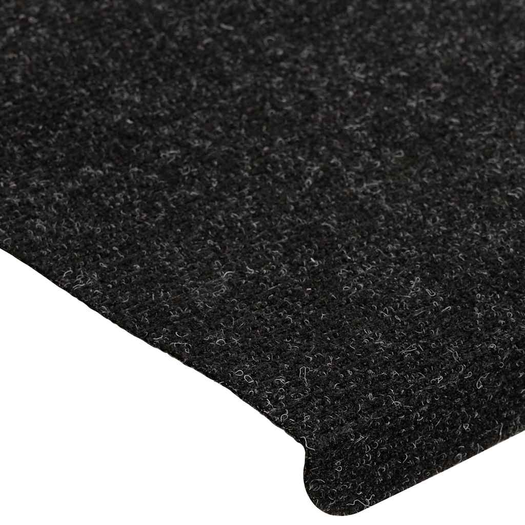 Stair Mats Self-adhesive 30 pcs Anthracite 65x24.5x3.5 cm