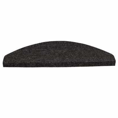 Stair Mats Self-adhesive 20 pcs Black 56x17x3 cm