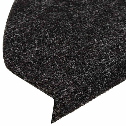 Stair Mats Self-adhesive 30 pcs Black 56x17x3 cm